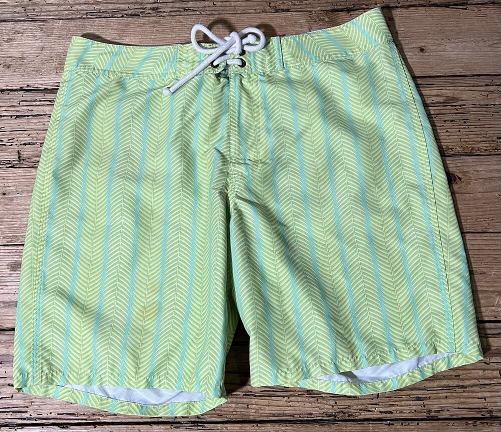 Strong Boalt Men’s Size 30 Blue/Yellow Palms Board Shorts